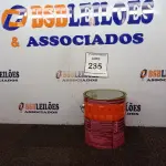 LOTE 235 - 01 LATA DE TINTA ESMALTE SINTÉTICO PARA MADEIRA E METAL 3,6L NA COR BRILHANTE VERMELHO MARCA SUVINIL (NOVO).  (NO ESTADO) ATENÇÃO! FAZER A VISITAÇÃO ANTES DE ARREMATAR, NÃO SABEMOS SE FUNCIONA. LEILÃO NÃO TEM GARANTIA E NEM DEVOLUÇÃO, SUJEITO A POSSÍVEIS AVARIAS VISÍVEIS/OCULTAS E/OU AUSÊNCIA DE COMPONENTES.