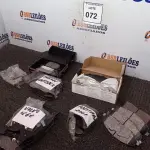 LOTE 072 - 01 LOTE COM JOGOS DE PASTILHA DE FREIO DIANTEIRO DO VOLVO XC60, SUBARU OUTBACK, MUSTANG 2011 TRASEIRA, TOYOTA CANRY, LEXU NX/RX.  (NO ESTADO) ATENÇÃO! FAZER A VISITAÇÃO ANTES DE ARREMATAR, NÃO SABEMOS SE FUNCIONA. LEILÃO NÃO TEM GARANTIA E NEM DEVOLUÇÃO, SUJEITO A POSSÍVEIS AVARIAS VISÍVEIS/OCULTAS E/OU AUSÊNCIA DE COMPONENTES.