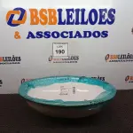 LOTE 190 - 01 CUBA DE EMBUTIR OVAL MARCA DECA. (NOVO) (NO ESTADO) ATENÇÃO! FAZER A VISITAÇÃO ANTES DE ARREMATAR, NÃO SABEMOS SE FUNCIONA. LEILÃO NÃO TEM GARANTIA E NEM DEVOLUÇÃO, SUJEITO A POSSÍVEIS AVARIAS VISÍVEIS/OCULTAS E/OU AUSÊNCIA DE COMPONENTES.