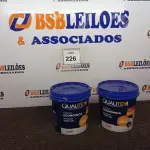 LOTE 226 - 02 BALDES TINTA QUALITEX 3,6L NA COR AREIA. (NO ESTADO) ATENÇÃO! FAZER A VISITAÇÃO ANTES DE ARREMATAR, NÃO SABEMOS SE FUNCIONA. LEILÃO NÃO TEM GARANTIA E NEM DEVOLUÇÃO, SUJEITO A POSSÍVEIS AVARIAS VISÍVEIS/OCULTAS E/OU AUSÊNCIA DE COMPONENTES.