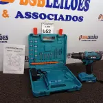 LOTE 052 - 01 FURADEIRA/PARAFUSADEIRA YQ. (NO ESTADO) ATENÇÃO! FAZER A VISITAÇÃO ANTES DE ARREMATAR, NÃO SABEMOS SE FUNCIONA. LEILÃO NÃO TEM GARANTIA E NEM DEVOLUÇÃO, SUJEITO A POSSÍVEIS AVARIAS VISÍVEIS/OCULTAS E/OU AUSÊNCIA DE COMPONENTES.