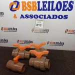 LOTE 211 - 04 REGISTROS ESFERA MARCA TIGRE. (NOVO) (NO ESTADO) ATENÇÃO! FAZER A VISITAÇÃO ANTES DE ARREMATAR, NÃO SABEMOS SE FUNCIONA. LEILÃO NÃO TEM GARANTIA E NEM DEVOLUÇÃO, SUJEITO A POSSÍVEIS AVARIAS VISÍVEIS/OCULTAS E/OU AUSÊNCIA DE COMPONENTES.