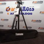 LOTE 201 - 01 TRIPÉ P/CÂMERA FOTOGRÁFICA MARCA TOMATE MODELO MTG-3016. (NO ESTADO) ATENÇÃO! FAZER A VISITAÇÃO ANTES DE ARREMATAR, NÃO SABEMOS SE FUNCIONA. LEILÃO NÃO TEM GARANTIA E NEM DEVOLUÇÃO, SUJEITO A POSSÍVEIS AVARIAS VISÍVEIS/OCULTAS E/OU AUSÊNCIA DE COMPONENTES.