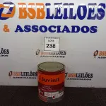 LOTE 238 - 01 LATA DE TINTA ESMALTE PARA MADEIRA E METAIS SUVINIL BRIL COLORADO 3,6L. (NO ESTADO) ATENÇÃO! FAZER A VISITAÇÃO ANTES DE ARREMATAR, NÃO SABEMOS SE FUNCIONA. LEILÃO NÃO TEM GARANTIA E NEM DEVOLUÇÃO, SUJEITO A POSSÍVEIS AVARIAS VISÍVEIS/OCULTAS E/OU AUSÊNCIA DE COMPONENTES.