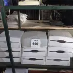 LOTE 149 - 09 DISPENSES PARA PAPEL MARCA GRAN. (NO ESTADO) ATENÇÃO! FAZER A VISITAÇÃO ANTES DE ARREMATAR, NÃO SABEMOS SE FUNCIONA. LEILÃO NÃO TEM GARANTIA E NEM DEVOLUÇÃO, SUJEITO A POSSÍVEIS AVARIAS VISÍVEIS/OCULTAS E/OU AUSÊNCIA DE COMPONENTES.