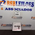 LOTE 098 - 01 MASSAGEADOR PORTÁTIL (NO ESTADO) ATENÇÃO! FAZER A VISITAÇÃO ANTES DE ARREMATAR, NÃO SABEMOS SE FUNCIONA. LEILÃO NÃO TEM GARANTIA E NEM DEVOLUÇÃO, SUJEITO A POSSÍVEIS AVARIAS VISÍVEIS/OCULTAS E/OU AUSÊNCIA DE COMPONENTES.