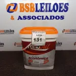 LOTE 131 - 01 BALDE DE TINTA RENOCRIL SELADOR ACRÍLICO NA COR BRANCO NEVE 16L. (NO ESTADO) ATENÇÃO! FAZER A VISITAÇÃO ANTES DE ARREMATAR, NÃO SABEMOS SE FUNCIONA. LEILÃO NÃO TEM GARANTIA E NEM DEVOLUÇÃO, SUJEITO A POSSÍVEIS AVARIAS VISÍVEIS/OCULTAS E/OU AUSÊNCIA DE COMPONENTES.