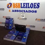 LOTE 158 - 05 REFLETORES DE LED AMBIENTE EXTERNO 100W CADA. (NOVO). (NO ESTADO) ATENÇÃO! FAZER A VISITAÇÃO ANTES DE ARREMATAR, NÃO SABEMOS SE FUNCIONA. LEILÃO NÃO TEM GARANTIA E NEM DEVOLUÇÃO, SUJEITO A POSSÍVEIS AVARIAS VISÍVEIS/OCULTAS E/OU AUSÊNCIA DE COMPONENTES.