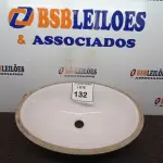 LOTE 132 - 01 CUBA OVAL NA COR BRANCA. (NOVO). (NO ESTADO) ATENÇÃO! FAZER A VISITAÇÃO ANTES DE ARREMATAR, NÃO SABEMOS SE FUNCIONA. LEILÃO NÃO TEM GARANTIA E NEM DEVOLUÇÃO, SUJEITO A POSSÍVEIS AVARIAS VISÍVEIS/OCULTAS E/OU AUSÊNCIA DE COMPONENTES.