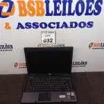 LOTE 032 - 01 NOTEBOOK HP. (NO ESTADO) ATENÇÃO! FAZER A VISITAÇÃO ANTES DE ARREMATAR, NÃO SABEMOS SE FUNCIONA. LEILÃO NÃO TEM GARANTIA E NEM DEVOLUÇÃO, SUJEITO A POSSÍVEIS AVARIAS VISÍVEIS/OCULTAS E/OU AUSÊNCIA DE COMPONENTES.
