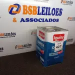 LOTE 407 - 01 LATA DE TINTA IQUINE DIATEX BASE ACRÍLICO FOSCO 18 L. (NO ESTADO) ATENÇÃO! FAZER A VISITAÇÃO ANTES DE ARREMATAR, NÃO SABEMOS SE FUNCIONA. LEILÃO NÃO TEM GARANTIA E NEM DEVOLUÇÃO, SUJEITO A POSSÍVEIS AVARIAS VISÍVEIS/OCULTAS E/OU AUSÊNCIA DE COMPONENTES.