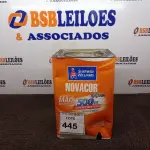 LOTE 445 - 01 LATA DE TINTA NOVACOR EXTRA. (NO ESTADO) ATENÇÃO! FAZER A VISITAÇÃO ANTES DE ARREMATAR, NÃO SABEMOS SE FUNCIONA. LEILÃO NÃO TEM GARANTIA E NEM DEVOLUÇÃO, SUJEITO A POSSÍVEIS AVARIAS VISÍVEIS/OCULTAS E/OU AUSÊNCIA DE COMPONENTES.