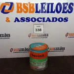 LOTE 338 - 01 LATA DE TINTA SUVINIL ESMALTE PREMIUM INTERIOR/EXTERIOR 3,6L NA COR VERMELHO BRILHANTE. (NO ESTADO) ATENÇÃO! FAZER A VISITAÇÃO ANTES DE ARREMATAR, NÃO SABEMOS SE FUNCIONA. LEILÃO NÃO TEM GARANTIA E NEM DEVOLUÇÃO, SUJEITO A POSSÍVEIS AVARIAS VISÍVEIS/OCULTAS E/OU AUSÊNCIA DE COMPONENTES.