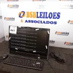 LOTE 441 - 01 ALL IN ONE LENOVO PRETO C/TECLADO, MOUSE E FONTE. (NO ESTADO) ATENÇÃO! FAZER A VISITAÇÃO ANTES DE ARREMATAR, NÃO SABEMOS SE FUNCIONA. LEILÃO NÃO TEM GARANTIA E NEM DEVOLUÇÃO, SUJEITO A POSSÍVEIS AVARIAS VISÍVEIS/OCULTAS E/OU AUSÊNCIA DE COMPONENTES.