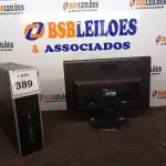 LOTE 389 - 01 CPU MARCA HP E 01 MONITOR MARCA AOC. (NO ESTADO) ATENÇÃO! FAZER A VISITAÇÃO ANTES DE ARREMATAR, NÃO SABEMOS SE FUNCIONA. LEILÃO NÃO TEM GARANTIA E NEM DEVOLUÇÃO, SUJEITO A POSSÍVEIS AVARIAS VISÍVEIS/OCULTAS E/OU AUSÊNCIA DE COMPONENTES.