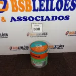 LOTE 338 - 01 LATA DE TINTA SUVINIL ESMALTE PREMIUM INTERIOR/EXTERIOR 3,6L NA COR VERMELHO BRILHANTE. (NO ESTADO) ATENÇÃO! FAZER A VISITAÇÃO ANTES DE ARREMATAR, NÃO SABEMOS SE FUNCIONA. LEILÃO NÃO TEM GARANTIA E NEM DEVOLUÇÃO, SUJEITO A POSSÍVEIS AVARIAS VISÍVEIS/OCULTAS E/OU AUSÊNCIA DE COMPONENTES.