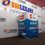 LOTE 264 - 01 LATA DE TINTA DIATEX IQUINE BASE P (NO ESTADO) ATENÇÃO! FAZER A VISITAÇÃO ANTES DE ARREMATAR, NÃO SABEMOS SE FUNCIONA. LEILÃO NÃO TEM GARANTIA E NEM DEVOLUÇÃO, SUJEITO A POSSÍVEIS AVARIAS VISÍVEIS/OCULTAS E/OU AUSÊNCIA DE COMPONENTES.