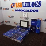 LOTE 262 - 05 REFLETORES LED PARA AMBIENTES EXTERNOS 100W.(NOVO) (NO ESTADO) ATENÇÃO! FAZER A VISITAÇÃO ANTES DE ARREMATAR, NÃO SABEMOS SE FUNCIONA. LEILÃO NÃO TEM GARANTIA E NEM DEVOLUÇÃO, SUJEITO A POSSÍVEIS AVARIAS VISÍVEIS/OCULTAS E/OU AUSÊNCIA DE COMPONENTES.