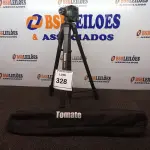 LOTE 328 - 01 TRIPÉ PARA CÂMERA TOMATE MTG-3016. (NO ESTADO) ATENÇÃO! FAZER A VISITAÇÃO ANTES DE ARREMATAR, NÃO SABEMOS SE FUNCIONA. LEILÃO NÃO TEM GARANTIA E NEM DEVOLUÇÃO, SUJEITO A POSSÍVEIS AVARIAS VISÍVEIS/OCULTAS E/OU AUSÊNCIA DE COMPONENTES.