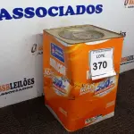 LOTE 370 - 01 LATA DE TINTA MARCA SHERWIN WILLIANS COR BRANCO FOSCO 18 L. (NO ESTADO) ATENÇÃO! FAZER A VISITAÇÃO ANTES DE ARREMATAR, NÃO SABEMOS SE FUNCIONA. LEILÃO NÃO TEM GARANTIA E NEM DEVOLUÇÃO, SUJEITO A POSSÍVEIS AVARIAS VISÍVEIS/OCULTAS E/OU AUSÊNCIA DE COMPONENTES.