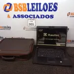 LOTE 005 - 01 NOTEBOOK ITAUTEC COM MALETA. (NO ESTADO) ATENÇÃO! FAZER A VISITAÇÃO ANTES DE ARREMATAR, NÃO SABEMOS SE FUNCIONA. LEILÃO NÃO TEM GARANTIA E NEM DEVOLUÇÃO, SUJEITO A POSSÍVEIS AVARIAS VISÍVEIS/OCULTAS E/OU AUSÊNCIA DE COMPONENTES.