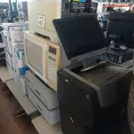 LOTE 437 - 01 MICRO-ONDAS C/PRATO, 03 IMPRESSORAS, 02 GAVETAS P/IMPRESSORA E 01 MONITOR. (NO ESTADO) ATENÇÃO! FAZER A VISITAÇÃO ANTES DE ARREMATAR, NÃO SABEMOS SE FUNCIONA. LEILÃO NÃO TEM GARANTIA E NEM DEVOLUÇÃO, SUJEITO A POSSÍVEIS AVARIAS VISÍVEIS/OCULTAS E/OU AUSÊNCIA DE COMPONENTES.