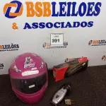 LOTE 391 - 01 CHAPINHA, 01 MÁQUINA PARA CORTAR CABELO E 01 CAPACETE FEMININO PARA MOTO. (NO ESTADO) ATENÇÃO! FAZER A VISITAÇÃO ANTES DE ARREMATAR, NÃO SABEMOS SE FUNCIONA. LEILÃO NÃO TEM GARANTIA E NEM DEVOLUÇÃO, SUJEITO A POSSÍVEIS AVARIAS VISÍVEIS/OCULTAS E/OU AUSÊNCIA DE COMPONENTES.