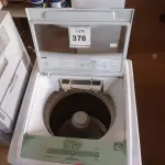 LOTE 378 -  01 MÁQUINA DE LAVAR ROUPAS BRASTEMP 6KG 220V. (NO ESTADO) ATENÇÃO! FAZER A VISITAÇÃO ANTES DE ARREMATAR, NÃO SABEMOS SE FUNCIONA. LEILÃO NÃO TEM GARANTIA E NEM DEVOLUÇÃO, SUJEITO A POSSÍVEIS AVARIAS VISÍVEIS/OCULTAS E/OU AUSÊNCIA DE COMPONENTES.