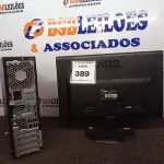 LOTE 389 - 01 CPU MARCA HP E 01 MONITOR MARCA AOC. (NO ESTADO) ATENÇÃO! FAZER A VISITAÇÃO ANTES DE ARREMATAR, NÃO SABEMOS SE FUNCIONA. LEILÃO NÃO TEM GARANTIA E NEM DEVOLUÇÃO, SUJEITO A POSSÍVEIS AVARIAS VISÍVEIS/OCULTAS E/OU AUSÊNCIA DE COMPONENTES.