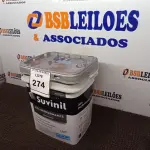 LOTE 274 - 01 BALDE DE TINTA SUVINIL INTERIORES ACRÍLICO FOSCO 18L NA COR FOSCO BRANCO. VENCIMENTO 10/2027 (NOVO) (NO ESTADO) ATENÇÃO! FAZER A VISITAÇÃO ANTES DE ARREMATAR, NÃO SABEMOS SE FUNCIONA. LEILÃO NÃO TEM GARANTIA E NEM DEVOLUÇÃO, SUJEITO A POSSÍVEIS AVARIAS VISÍVEIS/OCULTAS E/OU AUSÊNCIA DE COMPONENTES.