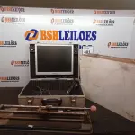 LOTE 401 - 01 CAIXA P/ FERRAMENTA EM MADEIRA E 01 MALA ESTILO CONSOLE C/01 MONITOR MARCA SAMSUNG E 01 RISCADOR DE CERÂMICAS. (NO ESTADO) ATENÇÃO! FAZER A VISITAÇÃO ANTES DE ARREMATAR, NÃO SABEMOS SE FUNCIONA. LEILÃO NÃO TEM GARANTIA E NEM DEVOLUÇÃO, SUJEITO A POSSÍVEIS AVARIAS VISÍVEIS/OCULTAS E/OU AUSÊNCIA DE COMPONENTES.