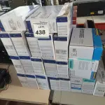 LOTE 438 - 01 LOTE C/VÁRIAS CARCAÇAS DE TONNER’S MARCAS E MODELOS DIVERSOS. (NO ESTADO) ATENÇÃO! FAZER A VISITAÇÃO ANTES DE ARREMATAR, NÃO SABEMOS SE FUNCIONA. LEILÃO NÃO TEM GARANTIA E NEM DEVOLUÇÃO, SUJEITO A POSSÍVEIS AVARIAS VISÍVEIS/OCULTAS E/OU AUSÊNCIA DE COMPONENTES.