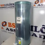 LOTE 333 - 01 LIXEIRA EM INOX REDONDA. (NO ESTADO) ATENÇÃO! FAZER A VISITAÇÃO ANTES DE ARREMATAR, NÃO SABEMOS SE FUNCIONA. LEILÃO NÃO TEM GARANTIA E NEM DEVOLUÇÃO, SUJEITO A POSSÍVEIS AVARIAS VISÍVEIS/OCULTAS E/OU AUSÊNCIA DE COMPONENTES.