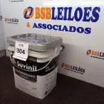 LOTE 304 - 01 BALDE DE TINTA SUVINIL INTERIORES ACRÍLICO FOSCO 18L NA COR FOSCO BRANCO. VENCIMENTO 10/2027 (NOVO) (NO ESTADO) ATENÇÃO! FAZER A VISITAÇÃO ANTES DE ARREMATAR, NÃO SABEMOS SE FUNCIONA. LEILÃO NÃO TEM GARANTIA E NEM DEVOLUÇÃO, SUJEITO A POSSÍVEIS AVARIAS VISÍVEIS/OCULTAS E/OU AUSÊNCIA DE COMPONENTES.