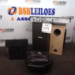 LOTE 371 - 01 MICRO SYSTEM MARCA MONDIAL, 01 HOME-THEATER MARCA SAMSUNG E O1 CAIXA DE SOM PASSIVA MARCA LG. (NO ESTADO) ATENÇÃO! FAZER A VISITAÇÃO ANTES DE ARREMATAR, NÃO SABEMOS SE FUNCIONA. LEILÃO NÃO TEM GARANTIA E NEM DEVOLUÇÃO, SUJEITO A POSSÍVEIS AVARIAS VISÍVEIS/OCULTAS E/OU AUSÊNCIA DE COMPONENTES.