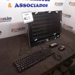 LOTE 451 - 01 ALL IN ONE LENOVO PRETO C/TECLADO, MOUSE E FONTE. (NO ESTADO) ATENÇÃO! FAZER A VISITAÇÃO ANTES DE ARREMATAR, NÃO SABEMOS SE FUNCIONA. LEILÃO NÃO TEM GARANTIA E NEM DEVOLUÇÃO, SUJEITO A POSSÍVEIS AVARIAS VISÍVEIS/OCULTAS E/OU AUSÊNCIA DE COMPONENTES.