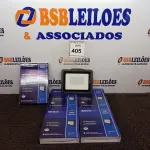 LOTE 405 - 05 REFLETORES DE LED AMBIENTE EXTERNO 100W CADA. (NOVO). (NO ESTADO) ATENÇÃO! FAZER A VISITAÇÃO ANTES DE ARREMATAR, NÃO SABEMOS SE FUNCIONA. LEILÃO NÃO TEM GARANTIA E NEM DEVOLUÇÃO, SUJEITO A POSSÍVEIS AVARIAS VISÍVEIS/OCULTAS E/OU AUSÊNCIA DE COMPONENTES.