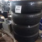 LOTE 311 - 04 PNEUS 205/55 ARO 16. (NO ESTADO) ATENÇÃO! FAZER A VISITAÇÃO ANTES DE ARREMATAR, NÃO SABEMOS SE FUNCIONA. LEILÃO NÃO TEM GARANTIA E NEM DEVOLUÇÃO, SUJEITO A POSSÍVEIS AVARIAS VISÍVEIS/OCULTAS E/OU AUSÊNCIA DE COMPONENTES.