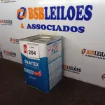 LOTE 264 - 01 LATA DE TINTA DIATEX IQUINE BASE P (NO ESTADO) ATENÇÃO! FAZER A VISITAÇÃO ANTES DE ARREMATAR, NÃO SABEMOS SE FUNCIONA. LEILÃO NÃO TEM GARANTIA E NEM DEVOLUÇÃO, SUJEITO A POSSÍVEIS AVARIAS VISÍVEIS/OCULTAS E/OU AUSÊNCIA DE COMPONENTES.