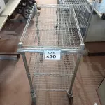 LOTE 439 - 01 CARRINHO DE FERRO P/TRANSPORTE C/03 BANDEJAS.  (NO ESTADO) ATENÇÃO! FAZER A VISITAÇÃO ANTES DE ARREMATAR, NÃO SABEMOS SE FUNCIONA. LEILÃO NÃO TEM GARANTIA E NEM DEVOLUÇÃO, SUJEITO A POSSÍVEIS AVARIAS VISÍVEIS/OCULTAS E/OU AUSÊNCIA DE COMPONENTES.