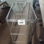LOTE 455 - 01 CARRINHO DE FERRO P/TRANSPORTE C/03 BANDEJAS.  (NO ESTADO) ATENÇÃO! FAZER A VISITAÇÃO ANTES DE ARREMATAR, NÃO SABEMOS SE FUNCIONA. LEILÃO NÃO TEM GARANTIA E NEM DEVOLUÇÃO, SUJEITO A POSSÍVEIS AVARIAS VISÍVEIS/OCULTAS E/OU AUSÊNCIA DE COMPONENTES.