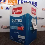 LOTE 322 - 01 LATA DE TINTA IQUINE DIATEX PINTA MAIS INTERIORES DE 16/18L NA COR BASE. (NOVO) (NO ESTADO) ATENÇÃO! FAZER A VISITAÇÃO ANTES DE ARREMATAR, NÃO SABEMOS SE FUNCIONA. LEILÃO NÃO TEM GARANTIA E NEM DEVOLUÇÃO, SUJEITO A POSSÍVEIS AVARIAS VISÍVEIS/OCULTAS E/OU AUSÊNCIA DE COMPONENTES.