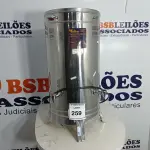 LOTE 259 - 01 CAFETEIRA INDUSTRIAL EM INOX.  (NO ESTADO) ATENÇÃO! FAZER A VISITAÇÃO ANTES DE ARREMATAR, NÃO SABEMOS SE FUNCIONA. LEILÃO NÃO TEM GARANTIA E NEM DEVOLUÇÃO, SUJEITO A POSSÍVEIS AVARIAS VISÍVEIS/OCULTAS E/OU AUSÊNCIA DE COMPONENTES.