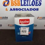 LOTE 322 - 01 LATA DE TINTA IQUINE DIATEX PINTA MAIS INTERIORES DE 16/18L NA COR BASE. (NOVO) (NO ESTADO) ATENÇÃO! FAZER A VISITAÇÃO ANTES DE ARREMATAR, NÃO SABEMOS SE FUNCIONA. LEILÃO NÃO TEM GARANTIA E NEM DEVOLUÇÃO, SUJEITO A POSSÍVEIS AVARIAS VISÍVEIS/OCULTAS E/OU AUSÊNCIA DE COMPONENTES.