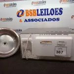 LOTE 367 - 01 MICRO-ONDAS MARCA BRASTEMP C/PRATO E 01 CUBA EM INOX REDONDA. (NO ESTADO) ATENÇÃO! FAZER A VISITAÇÃO ANTES DE ARREMATAR, NÃO SABEMOS SE FUNCIONA. LEILÃO NÃO TEM GARANTIA E NEM DEVOLUÇÃO, SUJEITO A POSSÍVEIS AVARIAS VISÍVEIS/OCULTAS E/OU AUSÊNCIA DE COMPONENTES.