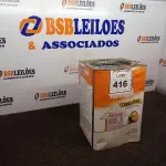 LOTE 416 - 01 LATA DE TINTA MARCA SHERWIN WILLIANS COR VERDE LIMÃO FOSCO 18 L. (NO ESTADO) ATENÇÃO! FAZER A VISITAÇÃO ANTES DE ARREMATAR, NÃO SABEMOS SE FUNCIONA. LEILÃO NÃO TEM GARANTIA E NEM DEVOLUÇÃO, SUJEITO A POSSÍVEIS AVARIAS VISÍVEIS/OCULTAS E/OU AUSÊNCIA DE COMPONENTES.
