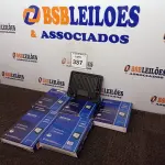 LOTE 337 - 05 REFLETORES DE LED AMBIENTE EXTERNO 100W CADA. (NOVO). (NO ESTADO) ATENÇÃO! FAZER A VISITAÇÃO ANTES DE ARREMATAR, NÃO SABEMOS SE FUNCIONA. LEILÃO NÃO TEM GARANTIA E NEM DEVOLUÇÃO, SUJEITO A POSSÍVEIS AVARIAS VISÍVEIS/OCULTAS E/OU AUSÊNCIA DE COMPONENTES.