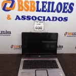 LOTE 030 - 01 NOTEBOOK HP. (NO ESTADO) ATENÇÃO! FAZER A VISITAÇÃO ANTES DE ARREMATAR, NÃO SABEMOS SE FUNCIONA. LEILÃO NÃO TEM GARANTIA E NEM DEVOLUÇÃO, SUJEITO A POSSÍVEIS AVARIAS VISÍVEIS/OCULTAS E/OU AUSÊNCIA DE COMPONENTES.
