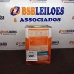LOTE 306 - 01 LATA DE TINTA IQUINE DELANIL EXTERIOR E INTERIOR BASE P FOSCO 18 L. (NO ESTADO) ATENÇÃO! FAZER A VISITAÇÃO ANTES DE ARREMATAR, NÃO SABEMOS SE FUNCIONA. LEILÃO NÃO TEM GARANTIA E NEM DEVOLUÇÃO, SUJEITO A POSSÍVEIS AVARIAS VISÍVEIS/OCULTAS E/OU AUSÊNCIA DE COMPONENTES.