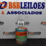 LOTE 033 - 01 LATA DE TINTA ESMALTE PARA MADEIRAS E METAIS NA COR BRILHANTE VERMELHO DE 3,6L MARCA SUVINIL. (NOVO) (NO ESTADO) ATENÇÃO! FAZER A VISITAÇÃO ANTES DE ARREMATAR, NÃO SABEMOS SE FUNCIONA. LEILÃO NÃO TEM GARANTIA E NEM DEVOLUÇÃO, SUJEITO A POSSÍVEIS AVARIAS VISÍVEIS/OCULTAS E/OU AUSÊNCIA DE COMPONENTES.